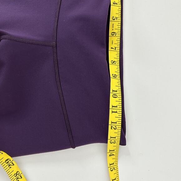 Lululemon Leggings Womens 6 Purple Crop Stretch Running Pull on Gym - Picture 7 of 12